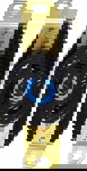 250 VAC, 30 Amp, L6-30R NEMA, Self Grounding Receptacle